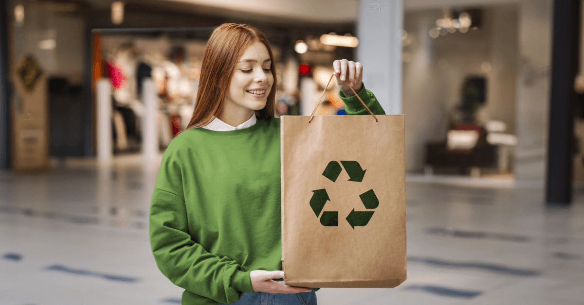 <img src="lumpeks-Myślenice.jpg"alt=Kobieta z papierową torbą na zakupy">